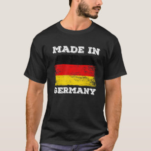 Made In Germany With German Flag Graphic Designs T-Shirt