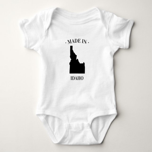 Made in Idaho ID Baby Bodysuit (Front)