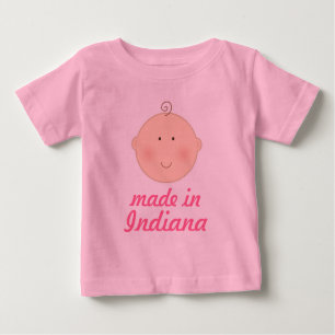 Made In Indiana Baby or Toddler Tee Shirt