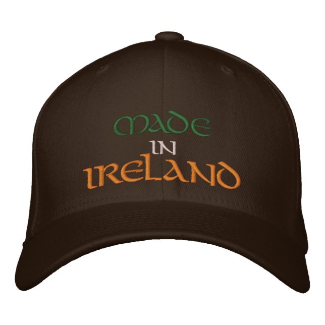 MADE  IN  IRELAND EMBROIDERED HAT (Front)