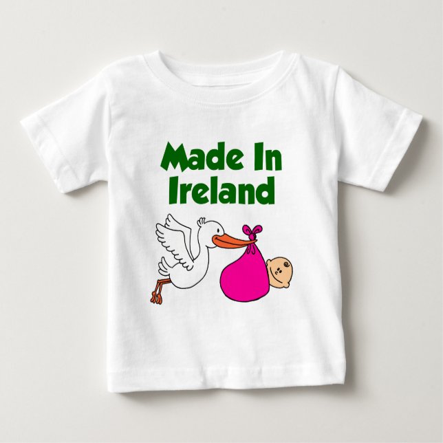 Made In Ireland (Girl) Baby T-Shirt (Front)