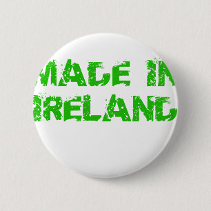 Made in Ireland St. Patrick day 6 Cm Round Badge