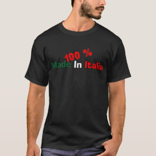 Made In Italia 100 % Black T Shirt