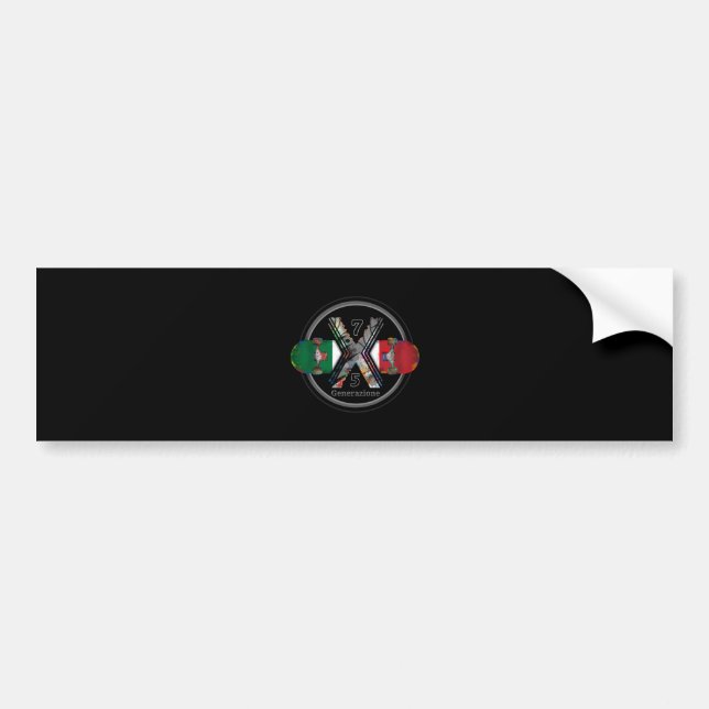 Made in Italy 1975 Bumper Sticker (Front)