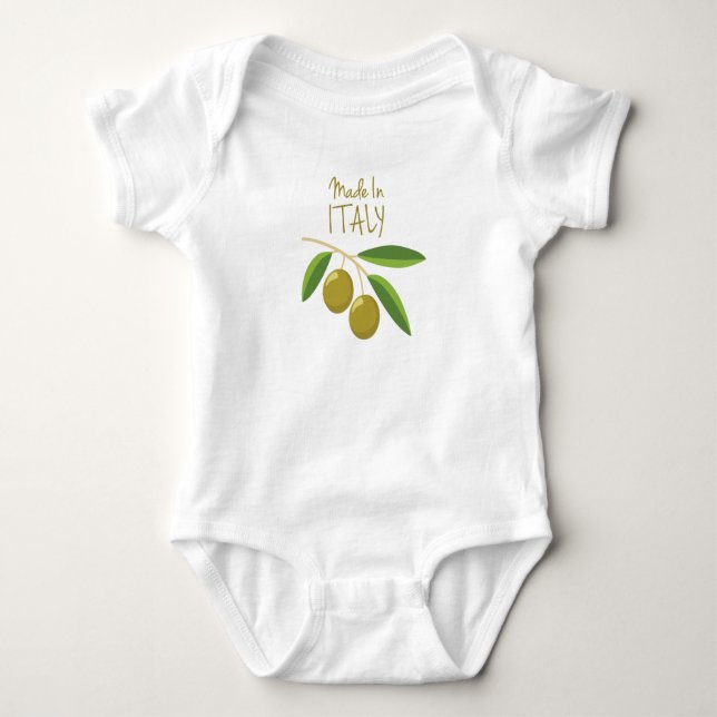 Made In Italy Baby Bodysuit (Front)