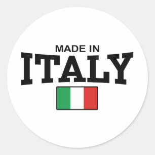 Made in Italy Classic Round Sticker