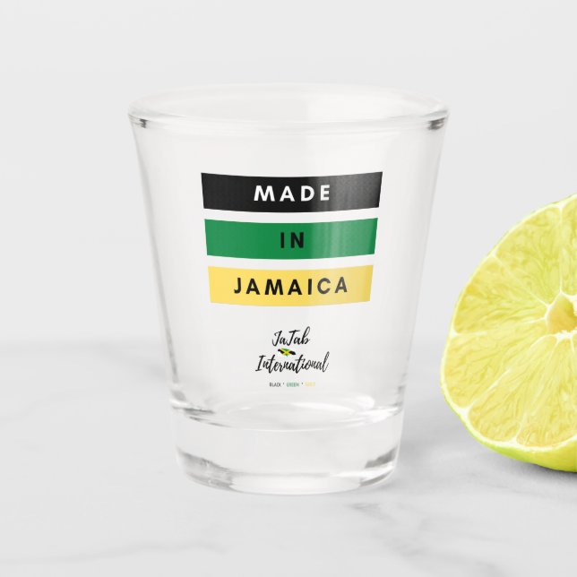 Made in Jamaica Shot Glass (Front)