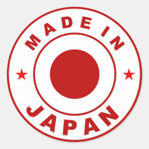 made in jordan country flag label round stamp