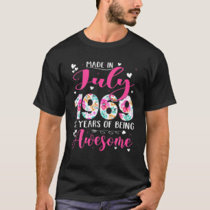 Made In July 1969 Flowers 52Nd Bday Outfit 52 Year T-Shirt