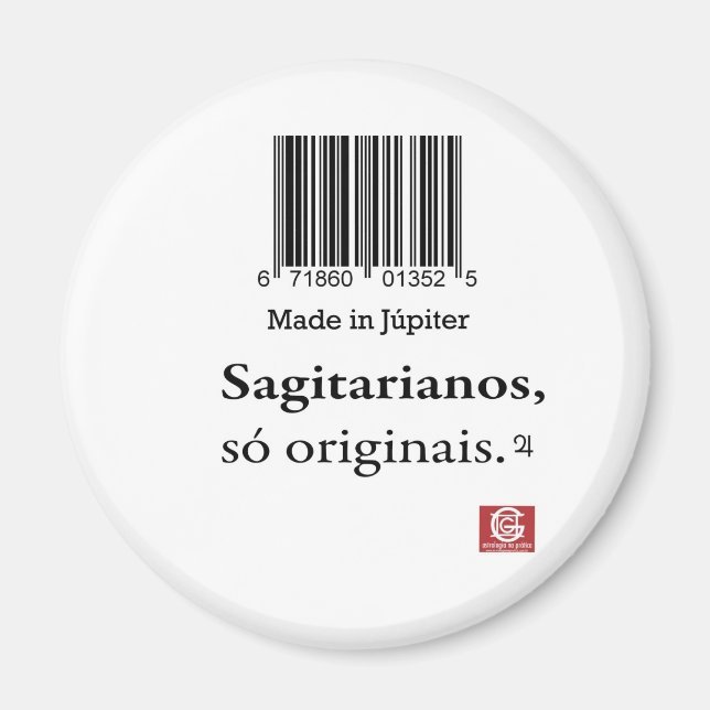 Made in Jupiter magnet (Front)