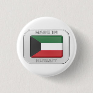 Made in Kuwait 3 Cm Round Badge