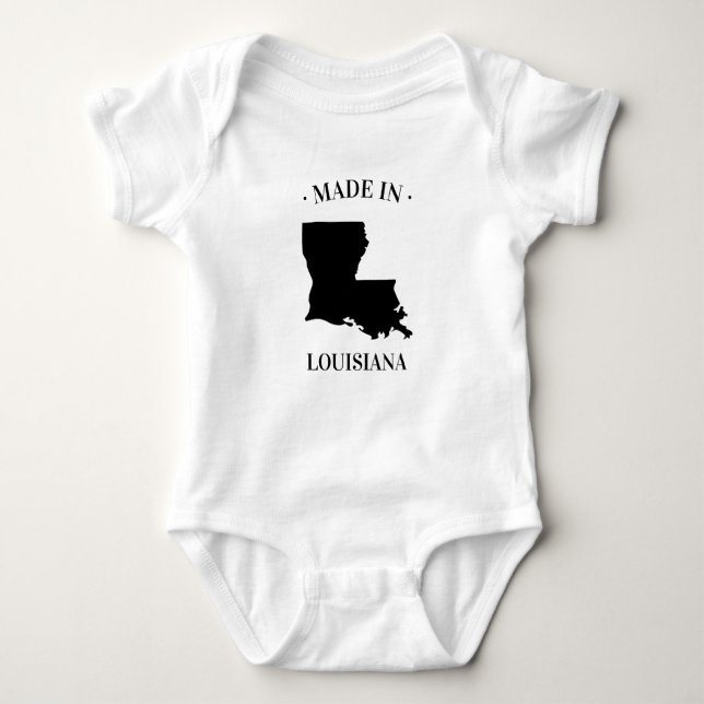 Made in Louisiana LA Baby Bodysuit (Front)