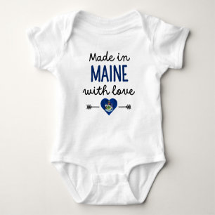 Made in Maine with Love Baby Bodysuit