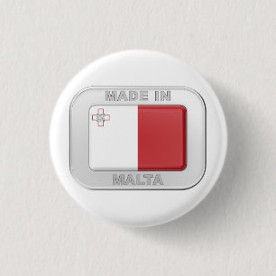 Made in Malta 3 Cm Round Badge