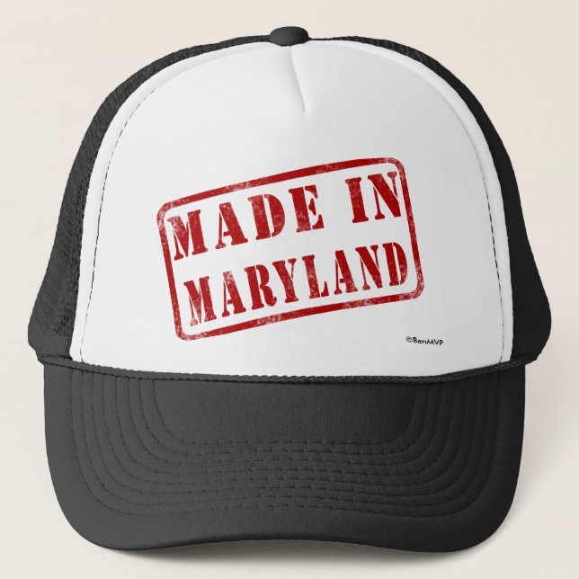 Made in Maryland Trucker Hat (Front)