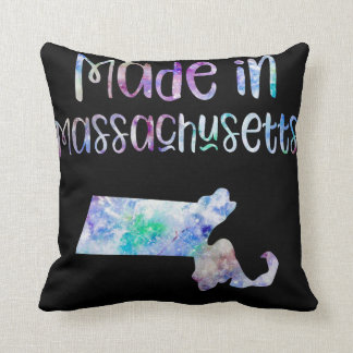 Made in Massachusetts MA state Iridescent Pearl Cushion