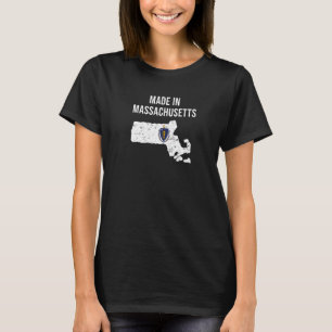 Made In Massachusetts State Flag T-Shirt