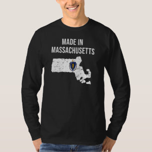 Made In Massachusetts State Flag T-Shirt