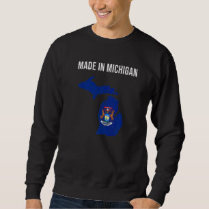 Made In Michigan State Flag Sweatshirt