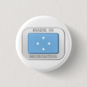 Made in Micronesia 3 Cm Round Badge