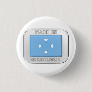 Made in Micronesia 3 Cm Round Badge