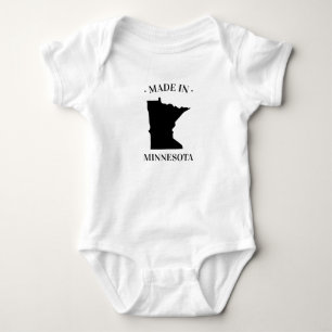 Made in Minnesota MN Baby Bodysuit