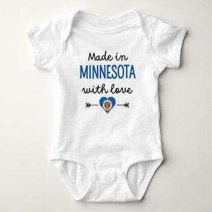 Made in Minnesota with Love Baby Bodysuit