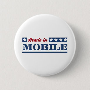 Made in Mobile 6 Cm Round Badge
