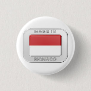 Made in Monaco 3 Cm Round Badge