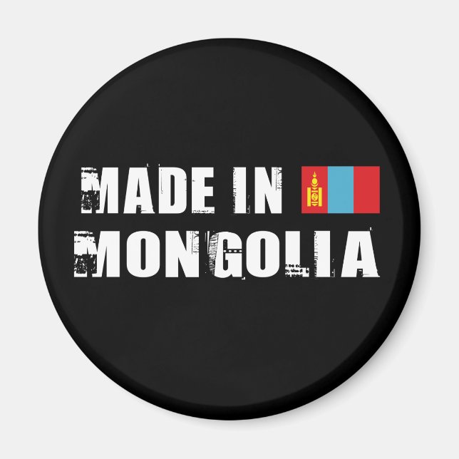Made in Mongolia Magnet (Front)