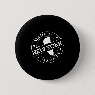 Made In New York 6 Cm Round Badge