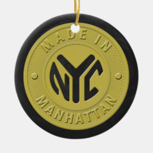 Made In New York Manhattan Ceramic Tree Decoration