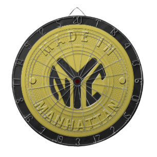 Made In New York Manhattan Dartboard