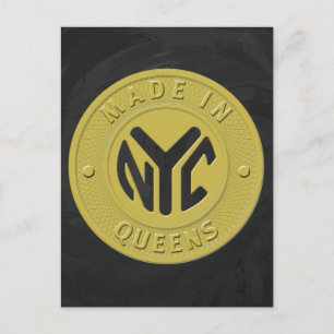 Made In New York Queens Postcard