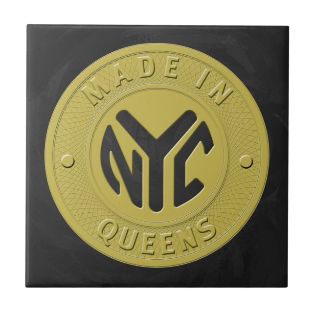 Made In New York Queens Tile (Front)