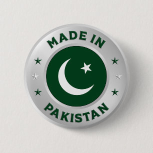 Made In Pakistan 6 Cm Round Badge