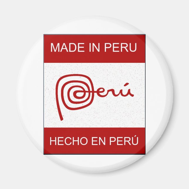 Made In Peru Magnet (Front)