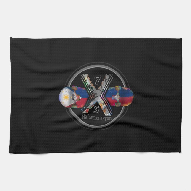 Made in Philippines 1975 Tea Towel (Horizontal)