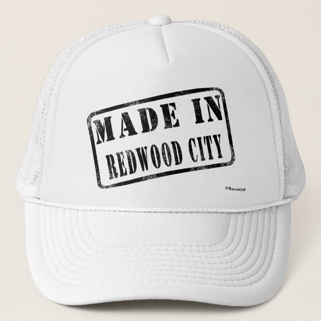 Made in Redwood City Trucker Hat (Front)