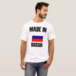 Made In Russia Flag T-Shirt