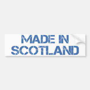 Made In Scotland Bumper Sticker