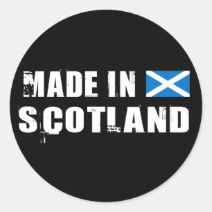Made in Scotland Classic Round Sticker