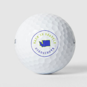 Made in Seattle Stamp Golf Balls