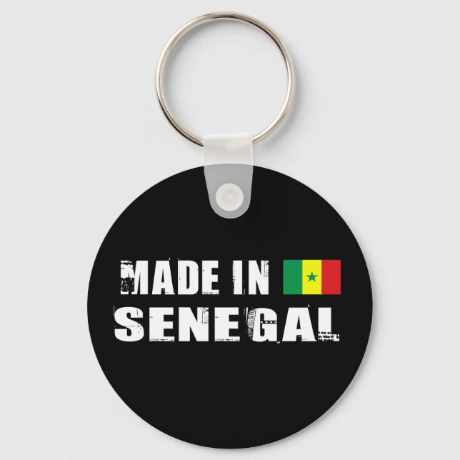 Made in Senegal Key Ring (Front)