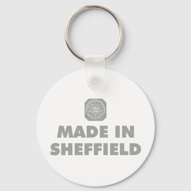 Made in Sheffield Key Ring (Front)