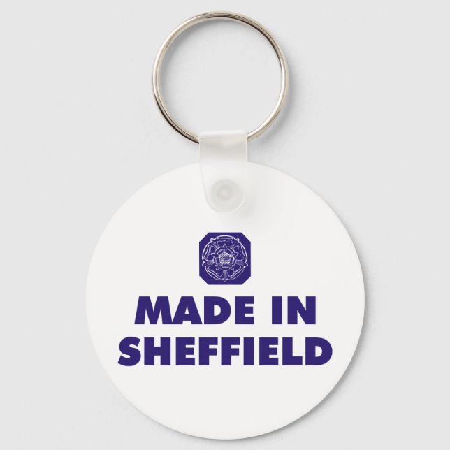 Made in Sheffield Key Ring (Front)