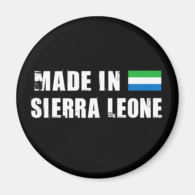 Made in Sierra Leone Magnet (Front)