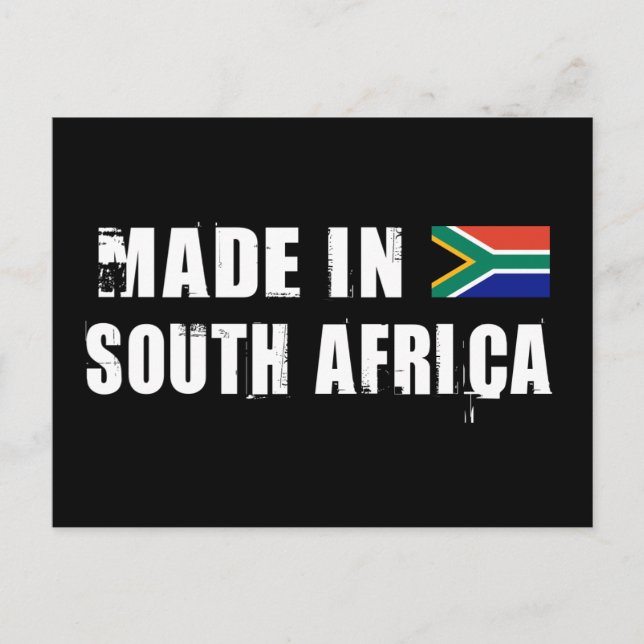 Made in South Africa Postcard (Front)
