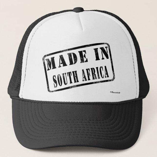 Made in South Africa Trucker Hat (Front)