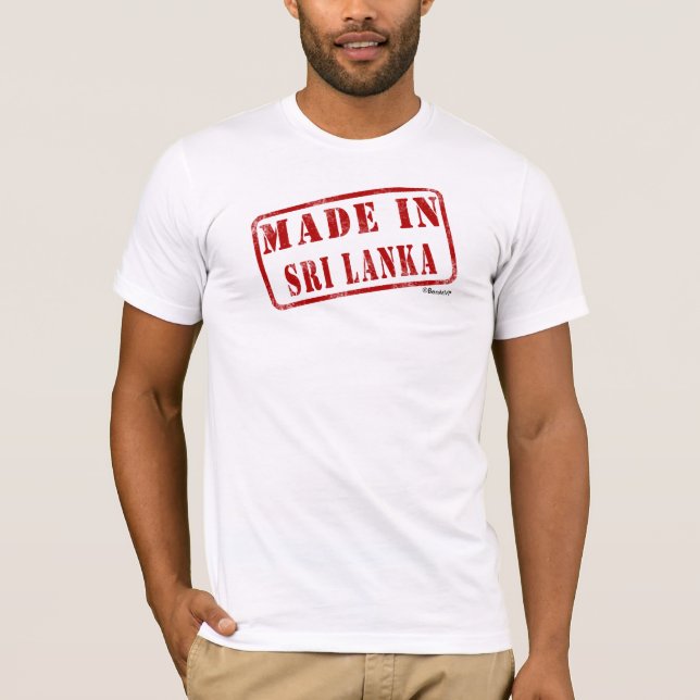 Made in Sri Lanka T-Shirt (Front)